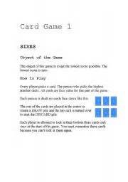 How to play Sixes: card game instructions .
